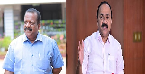 LDF candidate E T Taison Master of the CPI, and Congress-led UDF V D Satheesan