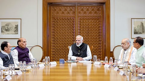 Prime Minister Narendra Modi chairs a high-level meeting to review the situation related to petroleum, crude, gas, power, and fertiliser sectors in view of the evolving West Asia situation.