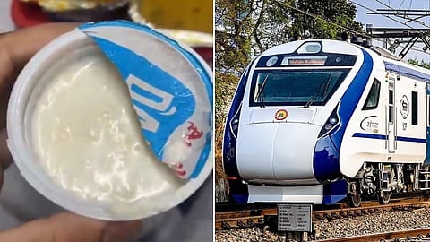 Vande Bharat passenger finds live worms in packaged curd; vendor fined, contract terminated