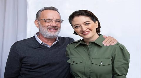 Hollywood veteran Tom Hanks and director Marielle Heller