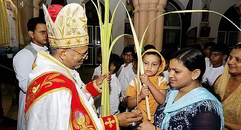 Christians in Kerala observe Palm Sunday, marking beginning of Holy Week