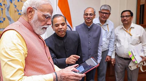 Prime Minister Narendra Modi completes his self-enumeration for Census 2027.