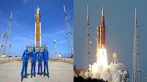 Artemis II astronauts bound for moon after rocketing away on NASA's first lunar voyage in decades