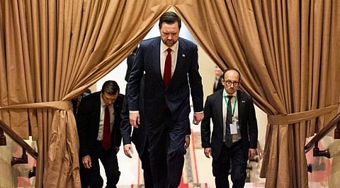 US Vice President JD Vance in Islamabad for West Asia talks.