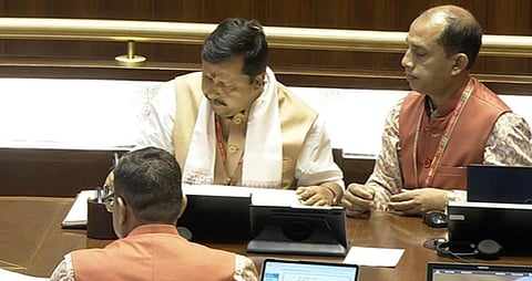 Nabin, Thakur, Singhvi, others take oath as Rajya Sabha MPs