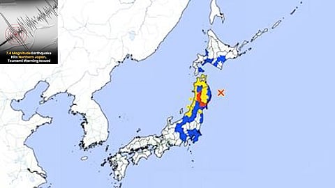 Powerful 7.5-magnitude earthquake strikes off Japan