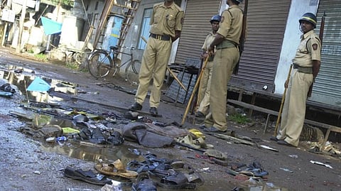 Belongings of the people who were at Bada Kabristan - one of the bomb blast sites in Malegaon in 2006.