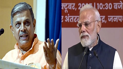 PM Modi propagates RSS values in unique ways