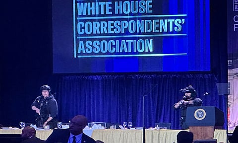 Trump unharmed after security incident at WH correspondents' dinner