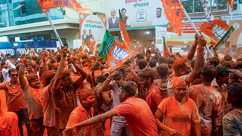The saffron celebration