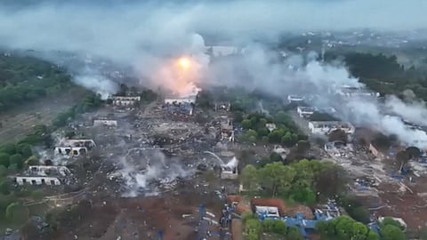 21 killed, 61 injured in blast at fireworks factory in China