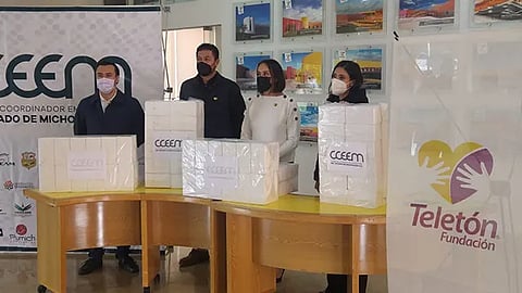 El CRIT recibió una donación de una impresora 3D anteriormente, para la creación de caretas