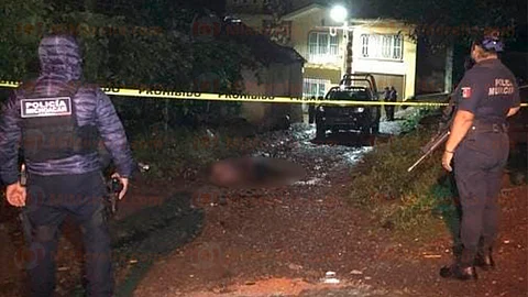 La zona fue resguardada por los uniformados