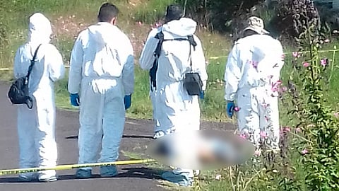 La fallecida presentaba heridas ocasionadas por arma de fuego