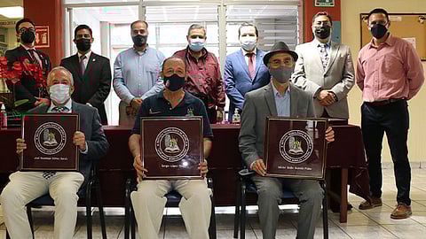 Los profesores José Gómez, Héctor Guzmán y Sergio López se retiran del ejercicio profesional en el TecNM campus Morelia con 41, 46 y 43 años de servicio, respectivamente