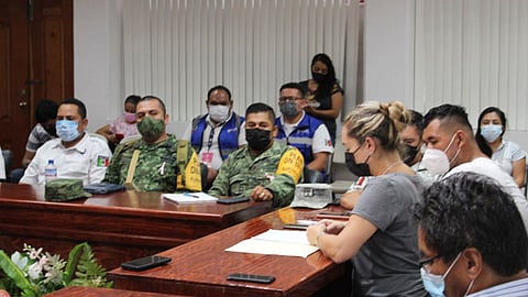 Se determinó que en caso de ser necesario serán activados los albergues temporales para el resguardo de las familias