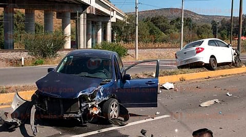El accidente ocurrió durante la mañana de este martes