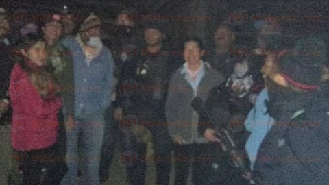 Poco antes de la medianoche, lograron ubicar a los dos turistas