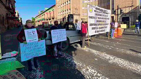 Este jueves el SUEUM bloqueó avenida Madero