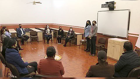 Las seis horas del taller estuvieron a cargo de la psicoterapeuta Fabiolina Silva Tello