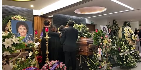 Esta mañana su cuerpo fue trasladado al panteón español donde descasarán sus restos