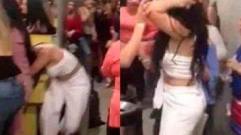 La esposa del hombre se lanzó contra la empleada al ver que su marido le regaló lencería sexy