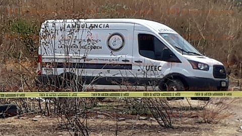 El cadáver estaba tirado en una brecha