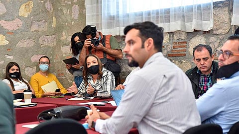 Andrea Villanueva celebró la disposición de los miembros de la sección XVIII de la CNTE de sumar esfuerzos para la reconstrucción del tejido social desde el ámbito educativo