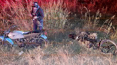 Viajaban en dos motocicletas de la marca Italika cuando sufrieron el accidente