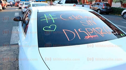 En Apatzingán pidieron no disparar para evitar tragedias