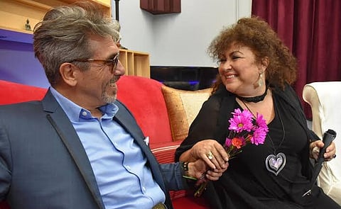 La cantante lo despidió también con un breve mensaje 