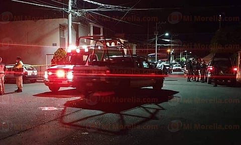 El atentado ocurrió la noche de este viernes en la colonia moreliana Ampliación Gertrudis Sánchez