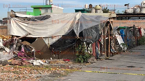 Fue localizado sobre la calle Miguel Arriaga, casi esquina con Manuel Azuela, en las cercanías de Abarrotes Azteca