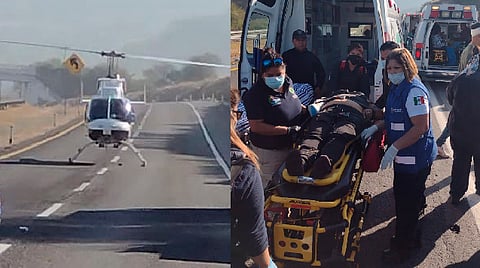 Piden transitar con precaución por el lugar