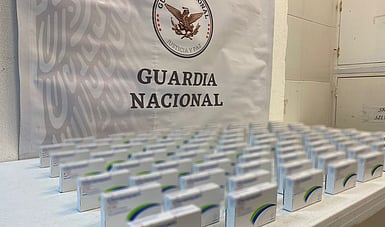 La caja con el medicamento fue asegurada y puesta a disposición de la COFEPRIS