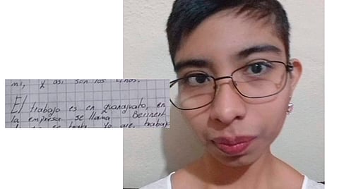 La joven no responde llamadas ni mensajes