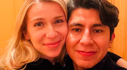 El deportista se encuentra resguardado junto a su novia Irina Volkova