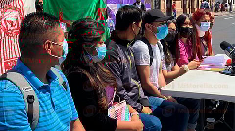 Los quejosos bloquearon avenida Madero