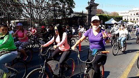 Al finalizar, habrá una actividad de zumba sobre la Madero