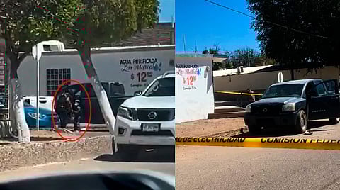 Finalmente, una mujer que se encontraba cerca y vio la escena, se armó de valor y corrió para rescatar a la niña