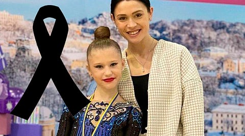 Anastasia Meshchanenkov, entrenadora de la pequeña gimnasta, informó de la muerte de Dyachenko