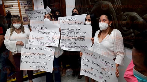 No han tenido malos tratos de los diputados, dicen 