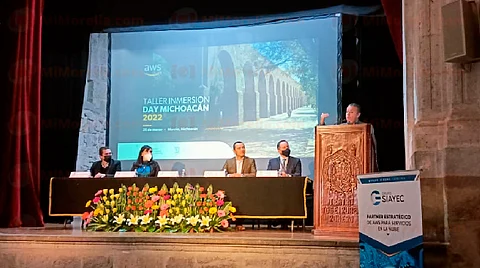 Navarro García inauguró el Taller Inmersión Day Michoacán 2022 de Amazon Web Services