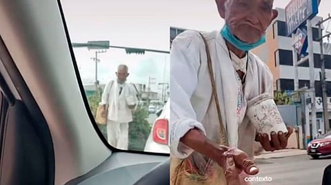 Para este caso sí aplicó el dicho que reza "¡limosnero y con garrote!"