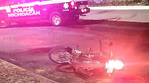 Muere motociclista tras accidente en la Morelia-Mil Cumbres