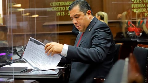 De acuerdo al legislador la propuesta se entregó en tiempo y forma el día de ayer jueves