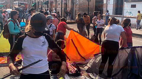 "No van a ganar mucho estando ahí tomando la Madero", dice gobernador