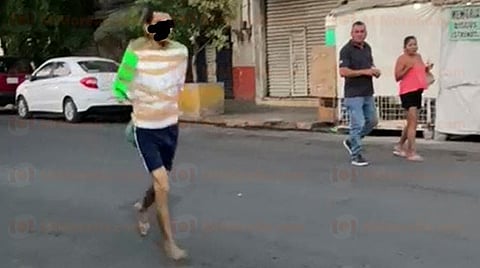 Es la cuarta vez que los ciudadanos exhiben a los supuestos ladrones