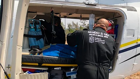 El afectado fue ingresado para recibir la atención necesaria conforme a su padecimiento