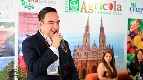 El presidente inauguró Expo Seminario Agrícola Zamora 2022